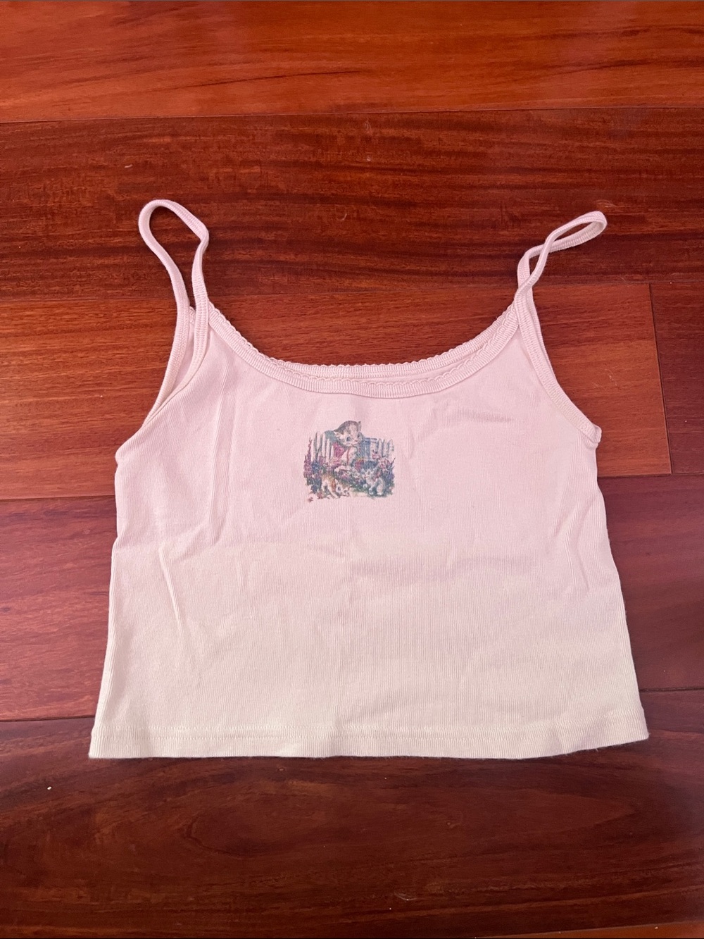 Brandy Melville "Skylar" Kitten Tank Top